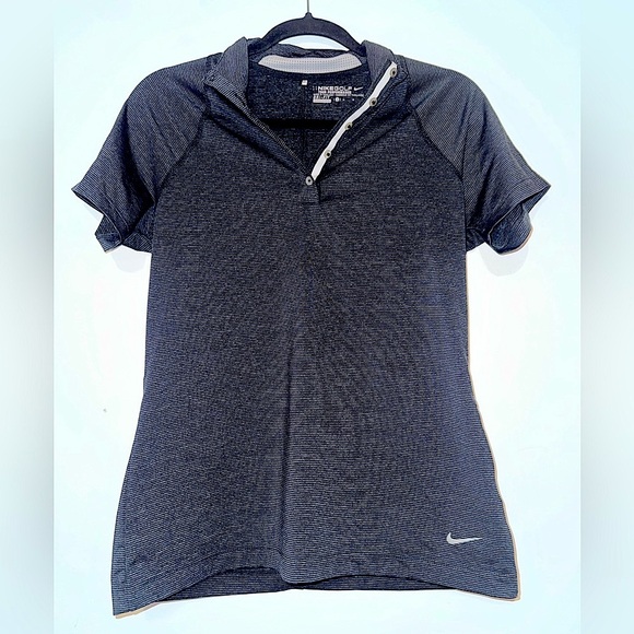 Golf Tour Performance Women's Size Medium Gray Mock Neck Polo Shirt - Picture 1 of 4